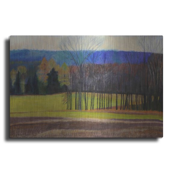 Luxe Metal Art 'Charlevoix County' by Cathe Hendrick, Metal Wall Art, 36"x24"