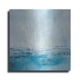 thumbnail image 1 of Luxe Metal Art 'Coastal View II Aqua' by Silvia Vassileva, Metal Wall Art, 36" x 36", 1 of 9