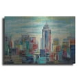 thumbnail image 1 of Luxe Metal Art 'Colorful Day in Manhattan' by Silvia Vassileva, Metal Wall Art, 16" x 12", 1 of 9