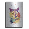 thumbnail image 1 of Luxe Metal Art 'Colorful Watercolor Calico Cat 2' by Furbaby Affiliates, Metal Wall Art, 16"x24", 1 of 9