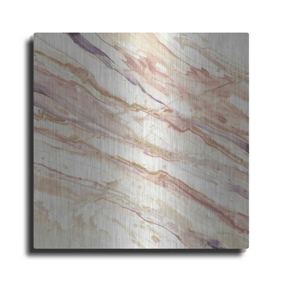 Luxe Metal Art 'Copper Dreams' by Albena Hristova, Metal Wall Art, 24"x24"