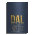 thumbnail image 1 of Luxe Metal Art 'DAL ATC' by O8 Left, Metal Wall Art, 24"x36", 1 of 9
