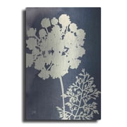 Luxe Metal Art Dark Blue Sky Garden IV by Studio Mousseau, Metal Wall Art, 12x16