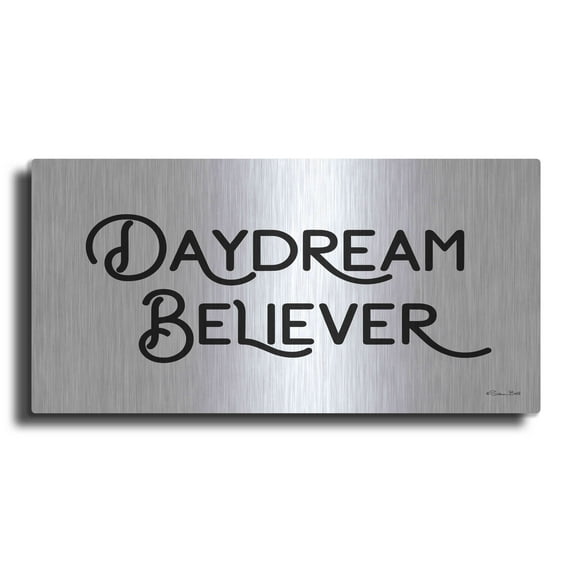 Luxe Metal Art 'Daydream Believer' by Susan Ball, Metal Wall Art, 48"x24"