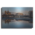 thumbnail image 1 of Luxe Metal Art 'Divine Reflexion' by Mathieu Rivrin, Metal Wall Art, 24"x16", 1 of 8