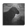 thumbnail image 1 of Luxe Metal Art 'Dog Rock' by Dariusz Klimczak, Metal Wall Art, 12"x12", 1 of 9