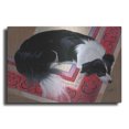 thumbnail image 1 of Luxe Metal Art 'Dog on a Rug' by Durwood Coffey, Metal Wall Art, 36"x24", 1 of 9