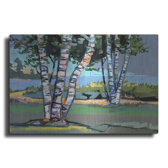 Luxe Metal Art 'Eclipse' by Adam Swanson Metal Wall Art, 24" x 16"