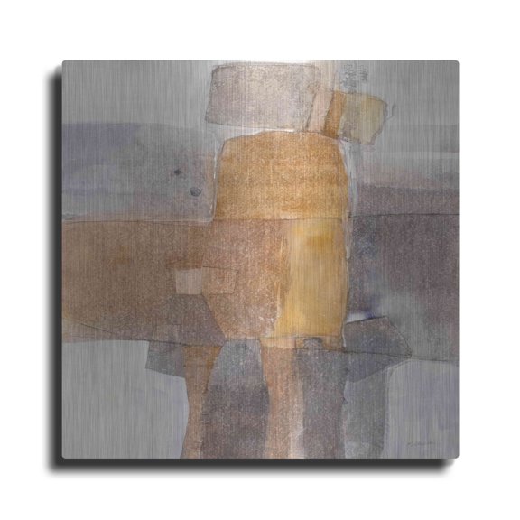 Luxe Metal Art 'Eight Piece Box' by Mike Schick, Metal Wall Art, 36" x 36"