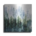thumbnail image 1 of Luxe Metal Art 'Evening Treeline Sq' by Katrina Pete, Metal Wall Art, 24"x24", 1 of 8