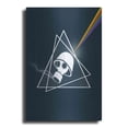 thumbnail image 1 of Luxe Metal Art 'Flat' by Mark Ashkenazi, Metal Wall Art, 24"x36", 1 of 9