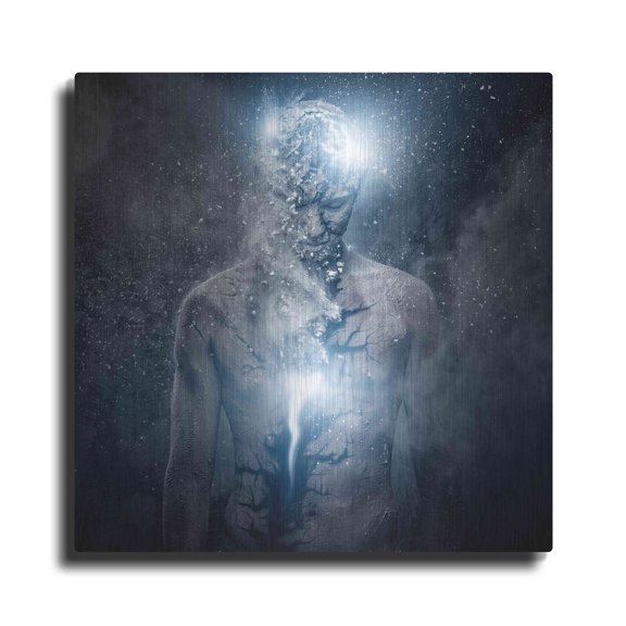Luxe Metal Art 'Fleeing Of The Soul' by Luxe Portfolio, Metal Wall Art, 36"x36"