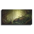 thumbnail image 1 of Luxe Metal Art 'Forgotten Fairytales' by JoJoesArt, Metal Wall Art, 48"x24", 1 of 9