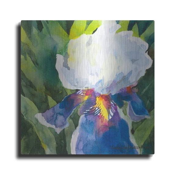 Luxe Metal Art 'Gem' by Annelein Beukenkamp Metal Wall Art, 12" x 12"