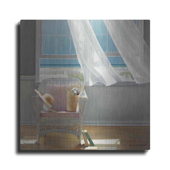 Luxe Metal Art 'Getaway' by Karen Hollingsworth, 36"x36"