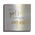 thumbnail image 1 of Luxe Metal Art 'Girl Boss' by Susan Ball, Metal Wall Art, 12"x12", 1 of 9