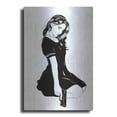 thumbnail image 1 of Luxe Metal Art 'Girl With Gun II' by Giuseppe Cristiano, Metal Wall Art, 16"x24", 1 of 9