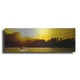 thumbnail image 1 of Luxe Metal Art 'Golden Seychelles' by Luxe Portfolio, Metal Wall Art, 36"x12", 1 of 9
