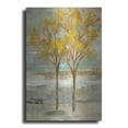 thumbnail image 1 of Luxe Metal Art 'Golden Tree and Fog II' by Silvia Vassileva, Metal Wall Art, 12"x16", 1 of 9