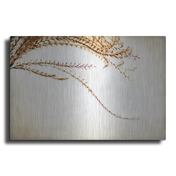 Luxe Metal Art 'Graceful' by Jessica Rogers, Metal Wall Art, 24"x16"