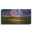 thumbnail image 1 of Luxe Metal Art 'Grand Sunset in the Tetons' by Darren White, Metal Wall Art, 24"x12", 1 of 10