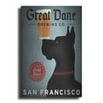 thumbnail image 1 of Luxe Metal Art 'Great Dane Brewing Co San Francisco' by Ryan Fowler, Metal Wall Art, 16"x24", 1 of 9