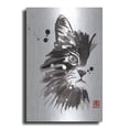 thumbnail image 1 of Luxe Metal Art 'Half Cat' by Pechane, Metal Wall Art, 12"x16", 1 of 9