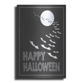thumbnail image 1 of Luxe Metal Art 'Happy Halloween' by Lettered & Lined, Metal Wall Art, 16"x24", 1 of 9