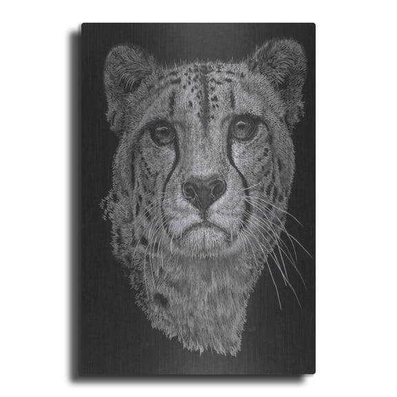 Luxe Metal Art 'Imperial' by Barbara Keith, Metal Wall Art, 24"x36"
