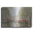thumbnail image 1 of Luxe Metal Art 'Impression of Paris' by Myles Sullivan, Metal Wall Art, 24"x16", 1 of 8