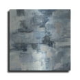 thumbnail image 1 of Luxe Metal Art 'In The Clouds Indigo and Gray Crop' by Silvia Vassileva, Metal Wall Art, 36"x36", 1 of 9