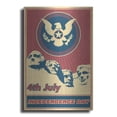 thumbnail image 1 of Luxe Metal Art 'Independence Day Rushmore' Metal Wall Art, 24"x36", 1 of 9