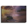 thumbnail image 1 of Luxe Metal Art 'Island Sunset' by Jonathan Ross, Metal Wall Art, 24"x16", 1 of 8