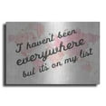 thumbnail image 1 of Luxe Metal Art 'Its on My List' by Sue Schlabach, Metal Wall Art, 16"x12", 1 of 9