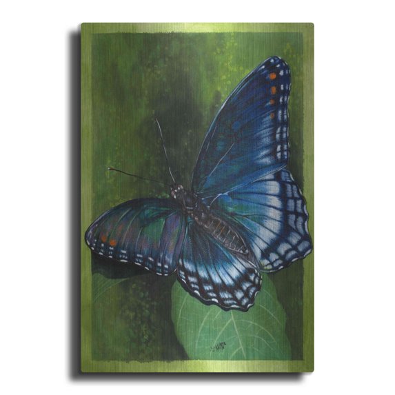Luxe Metal Art 'Jewel Tones' by Barbara Keith, Metal Wall Art, 16"x24"