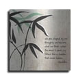 thumbnail image 1 of Luxe Metal Art 'Joy Follows' by Linda Woods, Metal Wall Art, 12"x12", 1 of 9