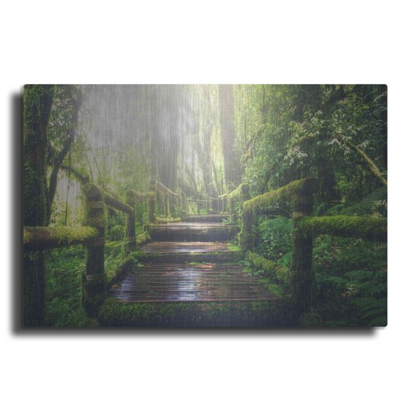 Luxe Metal Art 'Jungle' by Luxe Portfolio, Metal Wall Art, 24"x16"