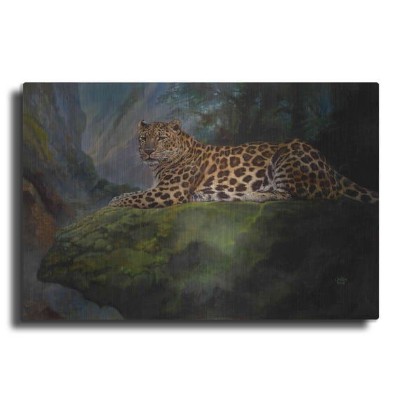Luxe Metal Art 'Katya' by Julie Bel, Metal Wall Art, 16"x12"