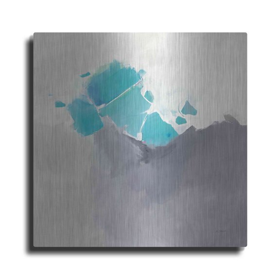 Luxe Metal Art 'Last Light' by Mike Schick, Metal Wall Art, 36"x36"