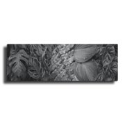 Luxe Metal Art Leaf Montage by Monte Nagler, Metal Wall Art, 36"x12"