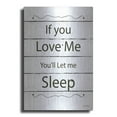 thumbnail image 1 of Luxe Metal Art 'Let Me Sleep' by Lori Deiter, Metal Wall Art, 24"x36", 1 of 9