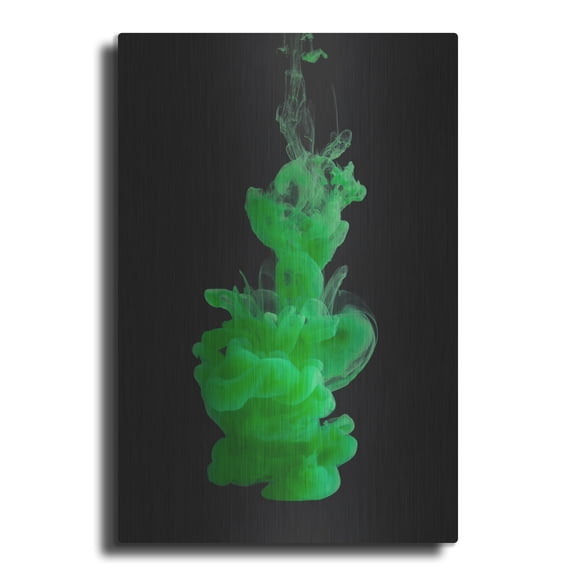 Luxe Metal Art 'Lime Juice' by Luxe Portfolio, Metal Wall Art, 16"x24"