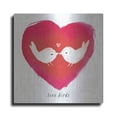 thumbnail image 1 of Luxe Metal Art 'Love Birds' by Sue Schlabach, Metal Wall Art, 24"x24", 1 of 7