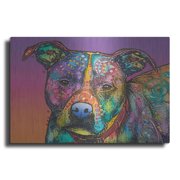 Luxe Metal Art 'Lulu' by Dean Russo, Metal Wall Art, 24"x16"
