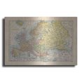 thumbnail image 1 of Luxe Metal Art 'Map of Europe' by Wild Apple Portfolio, Metal Wall Art, 16"x12", 1 of 9