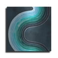 thumbnail image 1 of Luxe Metal Art 'Mid Century Current I' by Grace Popp, Metal Wall Art, 24"x24", 1 of 8