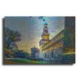 thumbnail image 1 of Luxe Metal Art 'Milan Italy Castello Sforzesco' by Pedro Gavidia, Metal Wall Art, 24"x16", 1 of 8