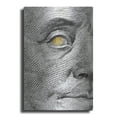 thumbnail image 1 of Luxe Metal Art 'Money Rules The World' by Andrea Haase Metal Wall Art, 16"x24", 1 of 9