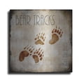 thumbnail image 1 of Luxe Metal Art 'Moose Lodge 2 - Bear Tracks' by Lightbox Journal, Metal Wall Art, 36"x36", 1 of 9