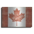 thumbnail image 1 of Luxe Metal Art 'Oh Canada Flag' by Sue Schlabach, Metal Wall Art, 24"x16", 1 of 8